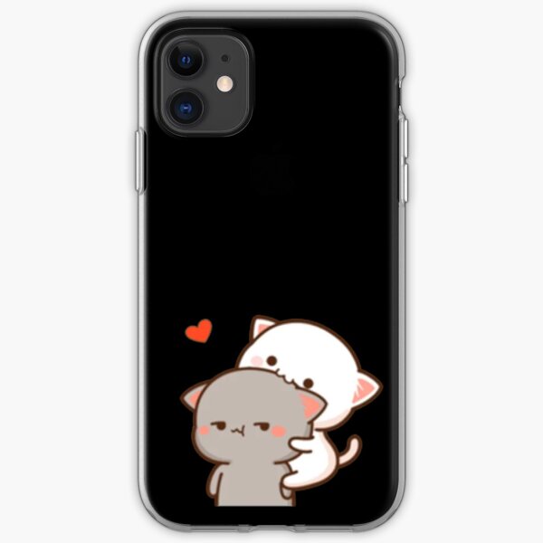 Mochi Mochi Peach Cat iPhone Soft Case