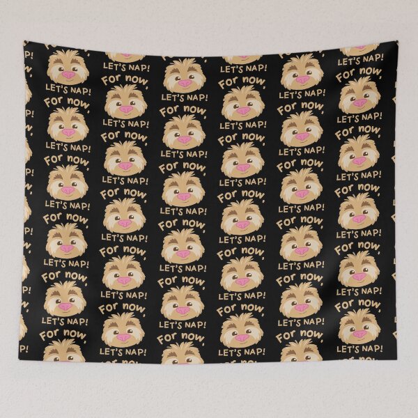 Item preview, For now, Let's NAP! cute sloth face designed and sold by jazzydevil.