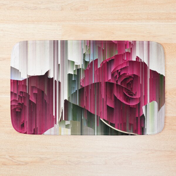 Item preview, Glitched Red and White Roses designed and sold by JillyBeanDesign.