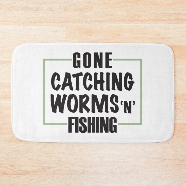 Item preview, Gone Catching Worms 'n' Fishing designed and sold by RicardoPeragua.