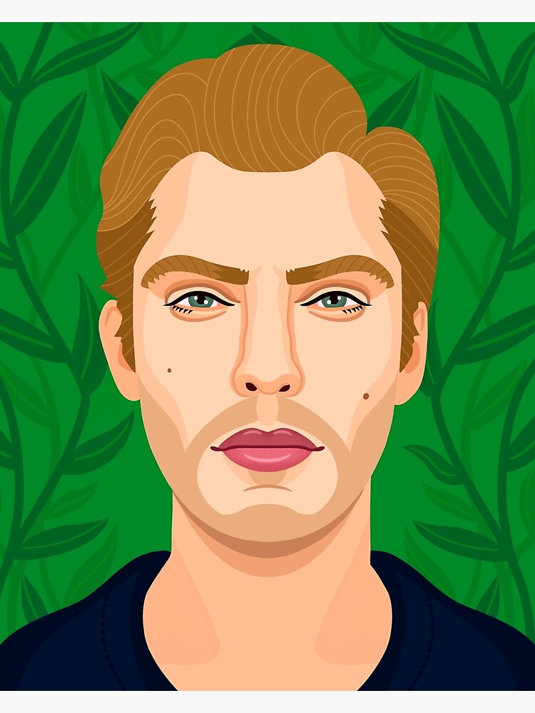 "Jude Law" Poster by NicoleWilsonart Redbubble