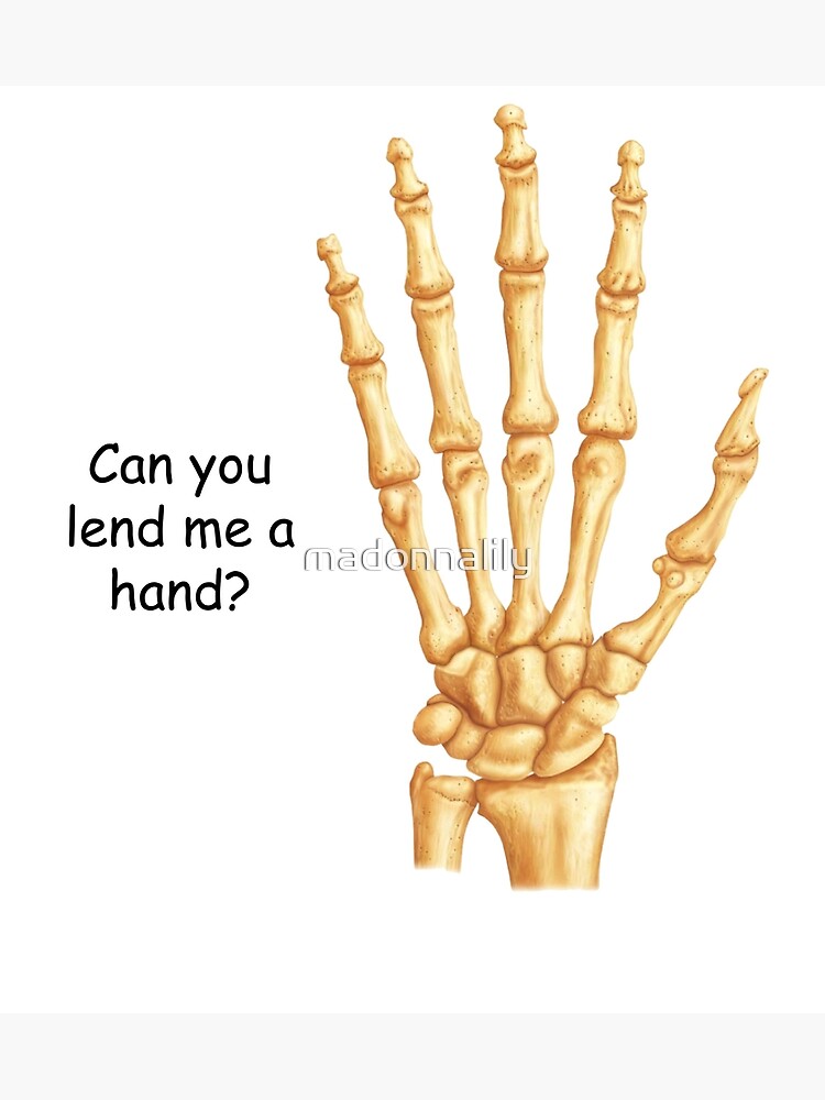 can-you-lend-me-a-hand-pun-poster-by-madonnalily-redbubble