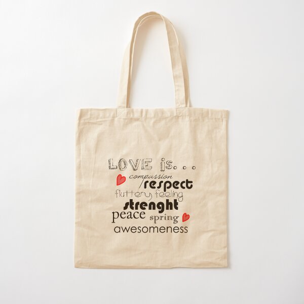 Love is... Cotton Tote Bag