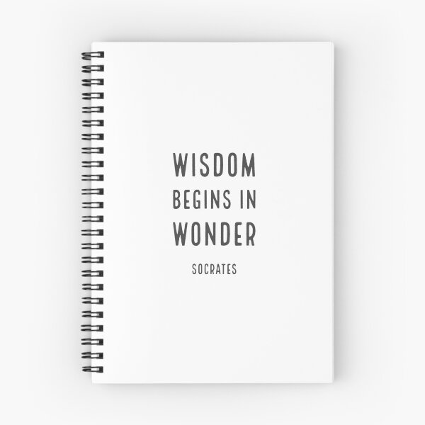 Item preview, Wisdom begins in wonder - Socrates quotes designed and sold by Inspirationmotivation.