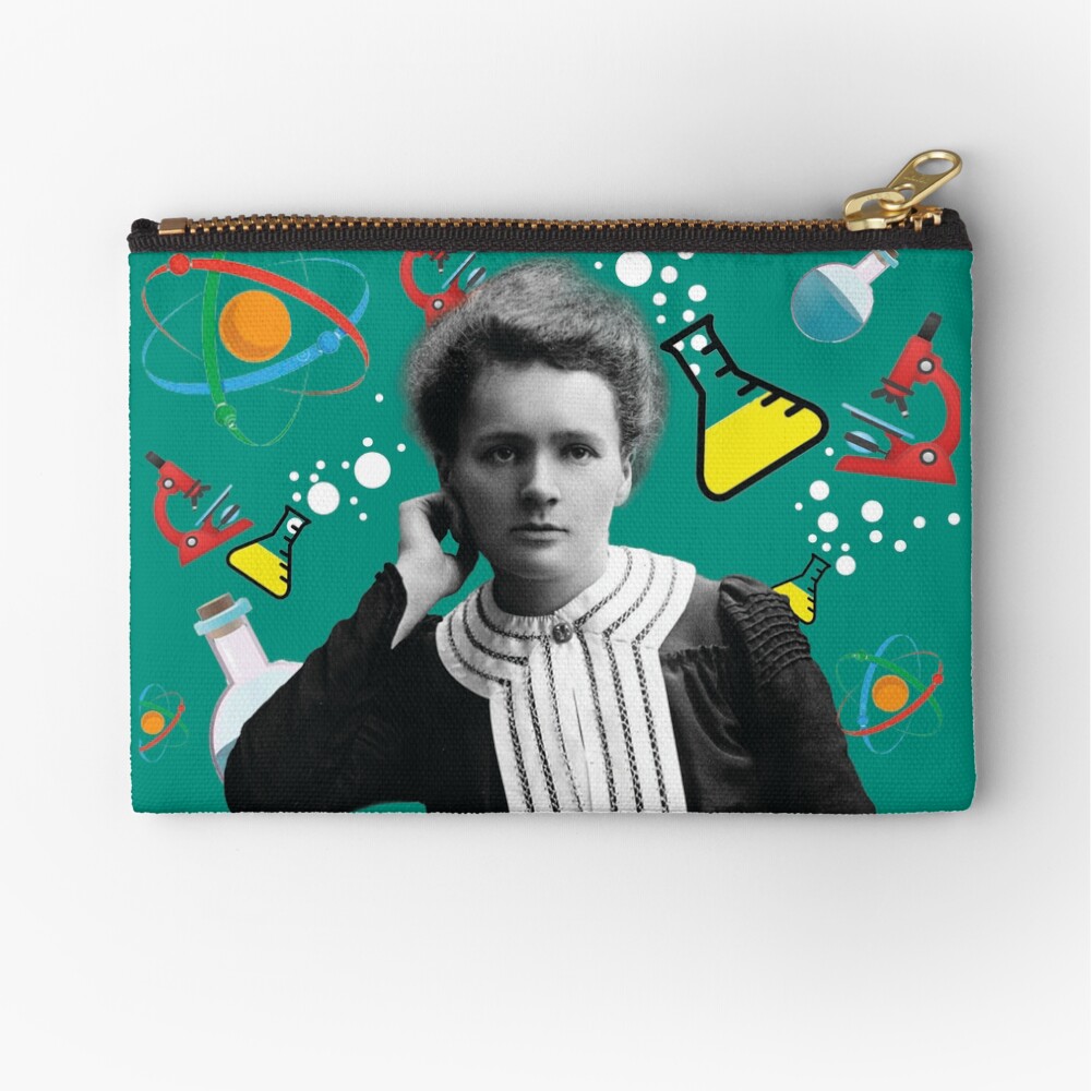 Marie Curie - Scientist Zipper Pouch