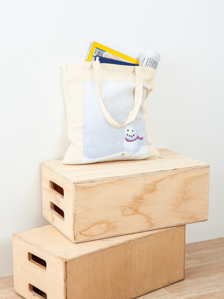Alternate view of Snowman Tote Bag