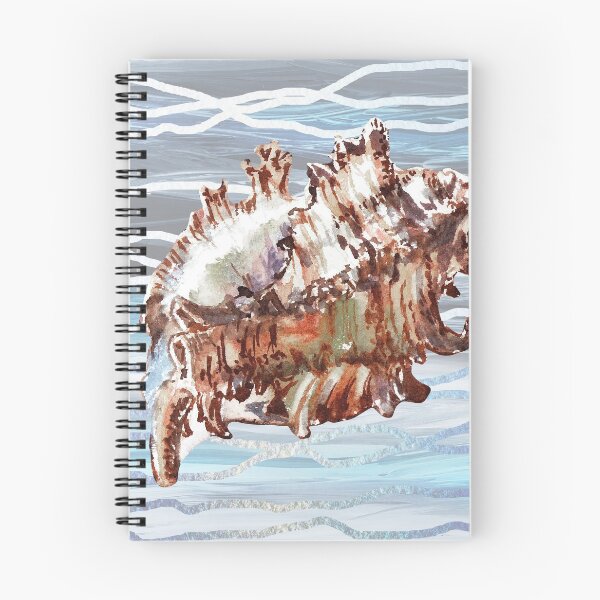 Item preview, Seashell Teal Blue Beach House Painting Decor III designed and sold by Irina Sztukowski.