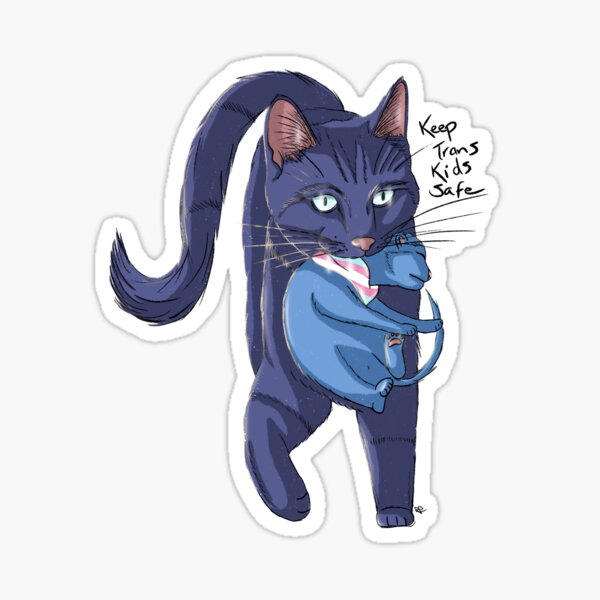 Gardons les enfants trans en sécurité Sticker