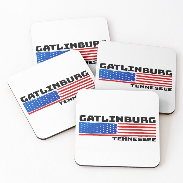 Item preview, Gatlinburg Tennessee Flag Patriotic Great Smoky Mountains designed and sold by DESTINATIONS DECAL.