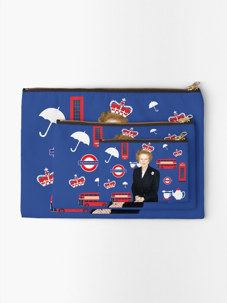 Alternate view of Margaret Thatcher - Prime Minister Zipper Pouch