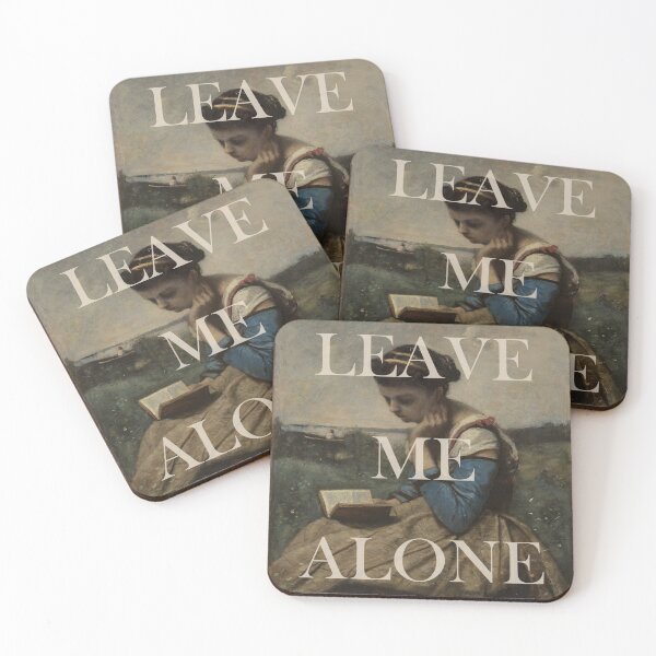 Item preview, Leave Me Alone - A Woman Reading by Camille Corot designed and sold by aleyna22.