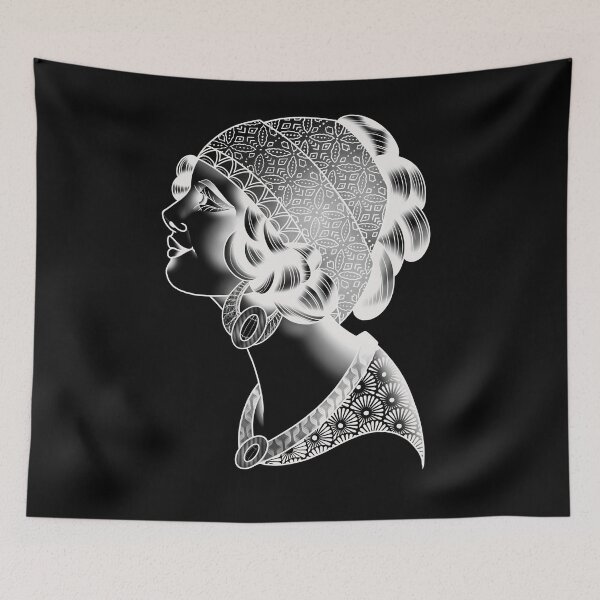 Item preview, Jazz age woman or gypsy designed and sold by dtmtattoo.