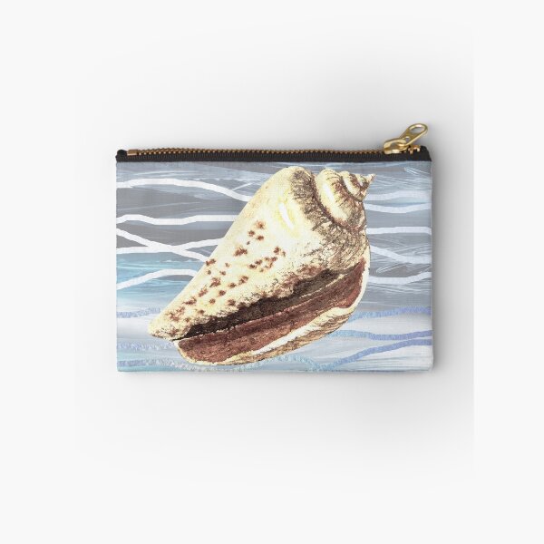 Item preview, Seashell Teal Blue Beach House Painting Decor VIII designed and sold by Irina Sztukowski.