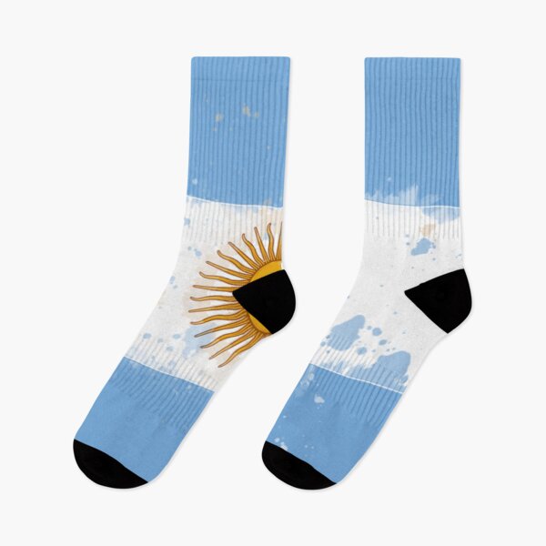 Item preview, Argentina Grunge Flag designed and sold by HomeLivingCo.