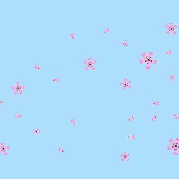 Artwork thumbnail, sakura flowers by tannie