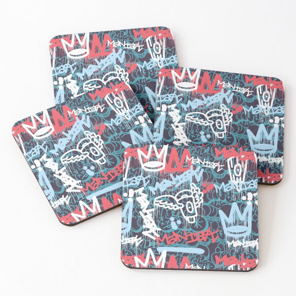 Item preview, Maniak Tag & Throwie Patterned Print  designed and sold by maniakdraws.