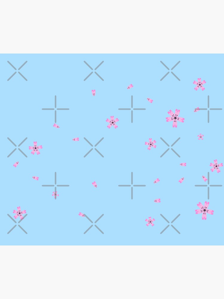 Thumbnail 3 of 3, Sticker, sakura flowers designed and sold by tannie.