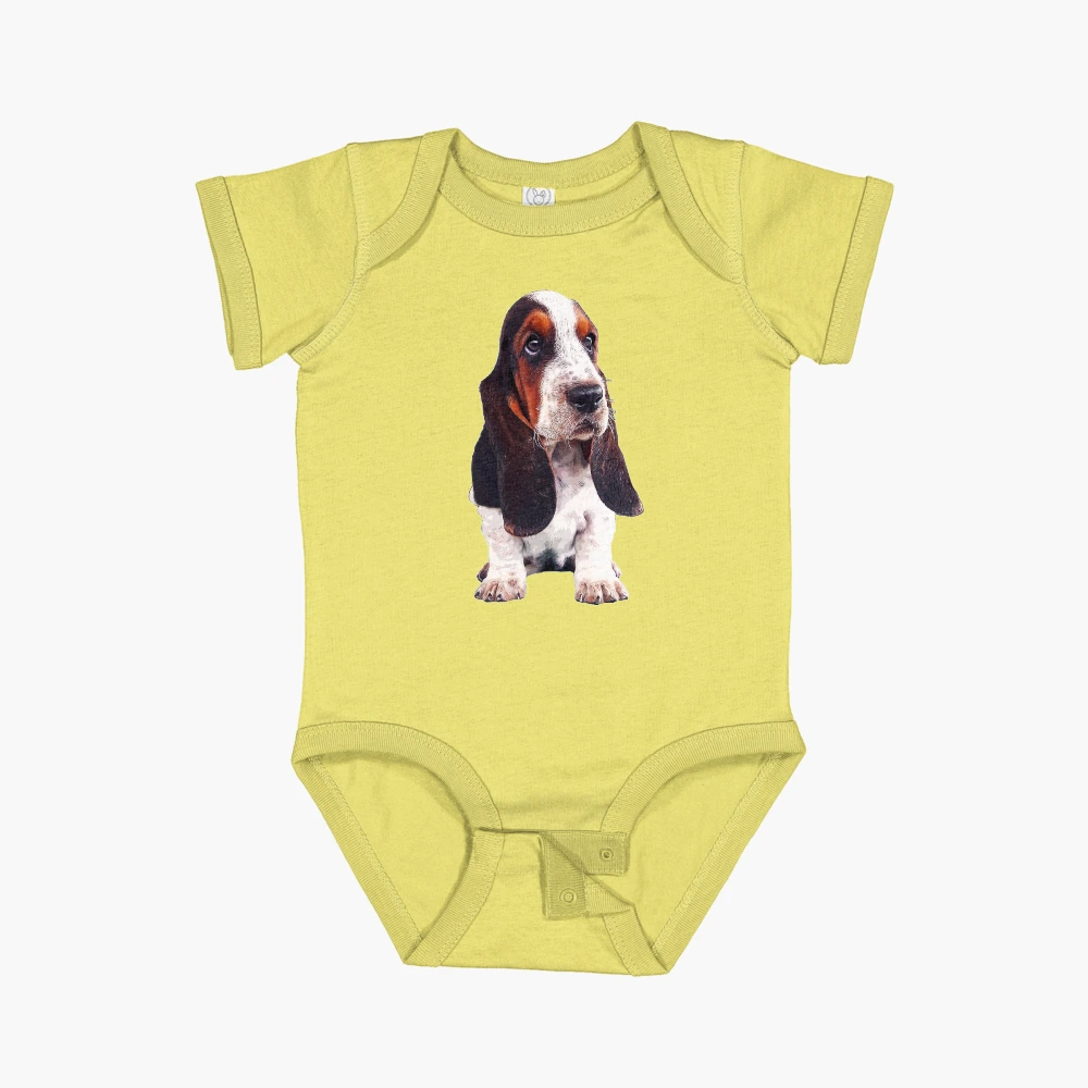 Basset hound baby clothes top