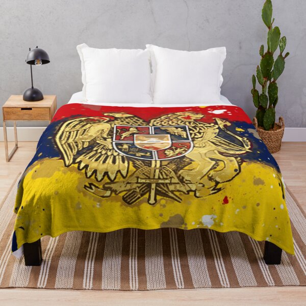 Item preview, Armenia Grunge Flag designed and sold by HomeLivingCo.