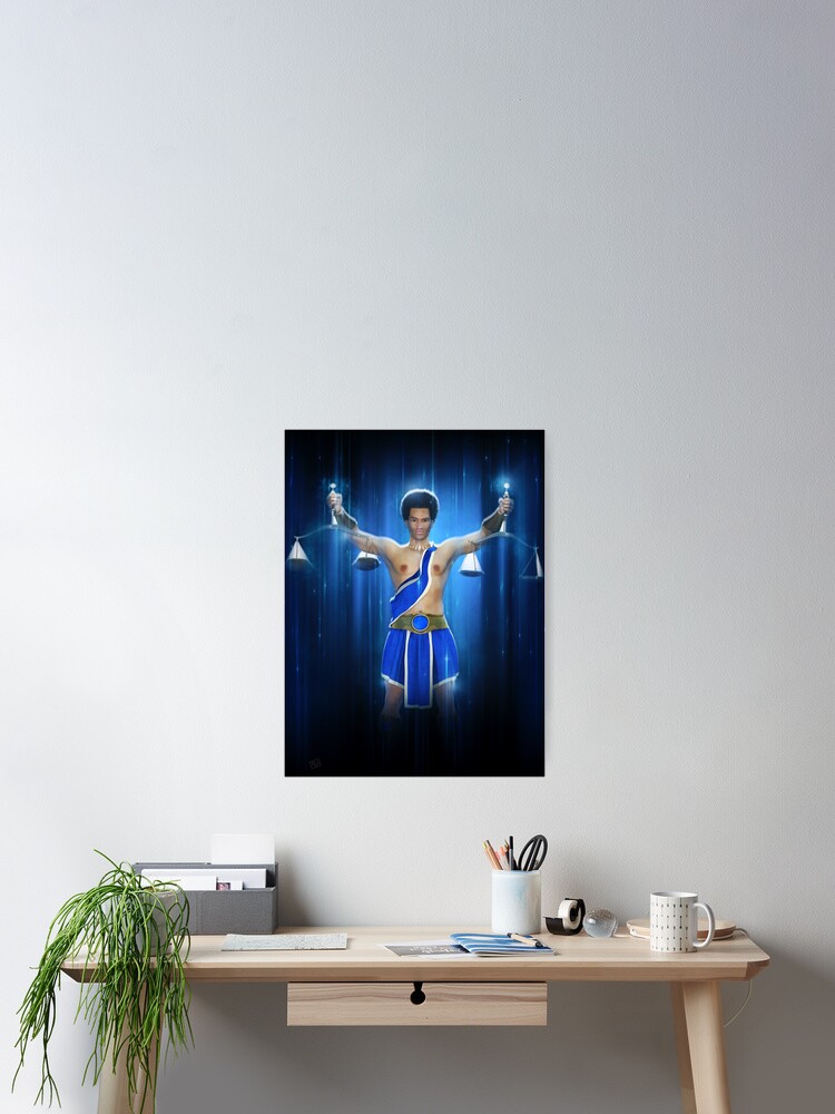 Thumbnail 2 of 3, Poster, Libra (Male) designed and sold by RLPatterson75.