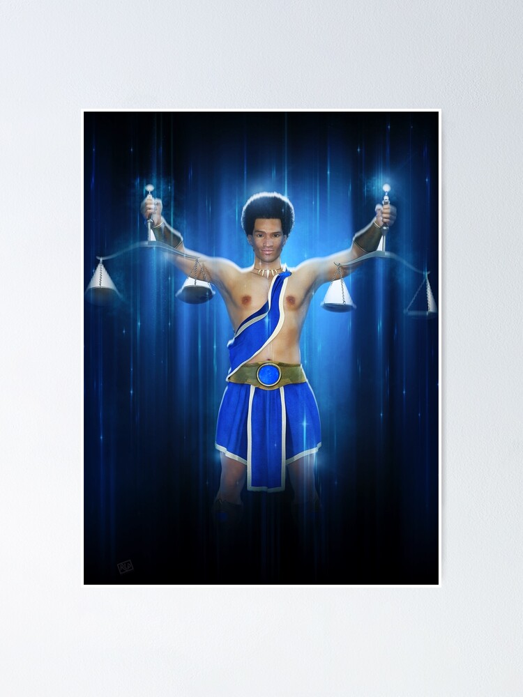 Thumbnail 1 of 3, Poster, Libra (Male) designed and sold by RLPatterson75.