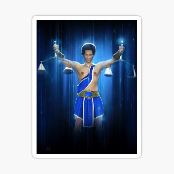 Libra (Male) Sticker