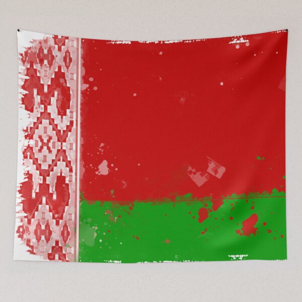 Item preview, Belarus Grunge Flag designed and sold by HomeLivingCo.