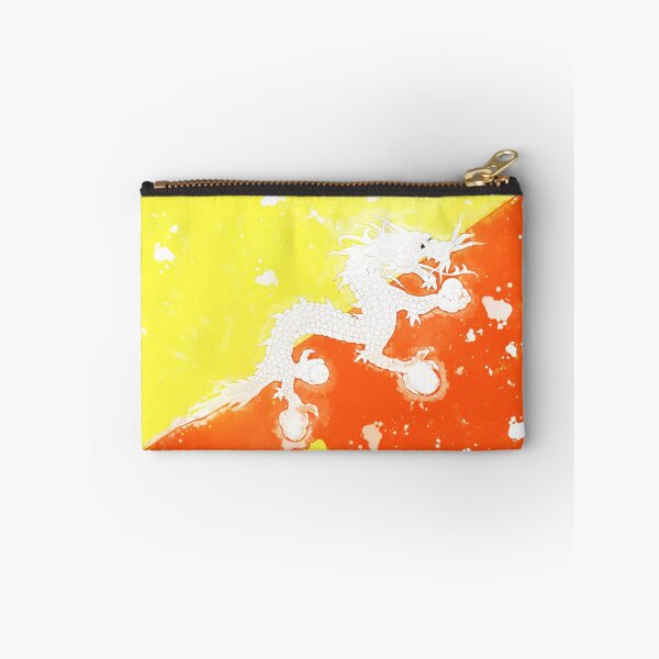 Item preview, Bhutan Grunge Flag designed and sold by HomeLivingCo.