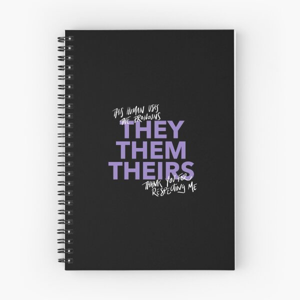 Item preview, they/them, v4 in purple designed and sold by Skyler Orion X.