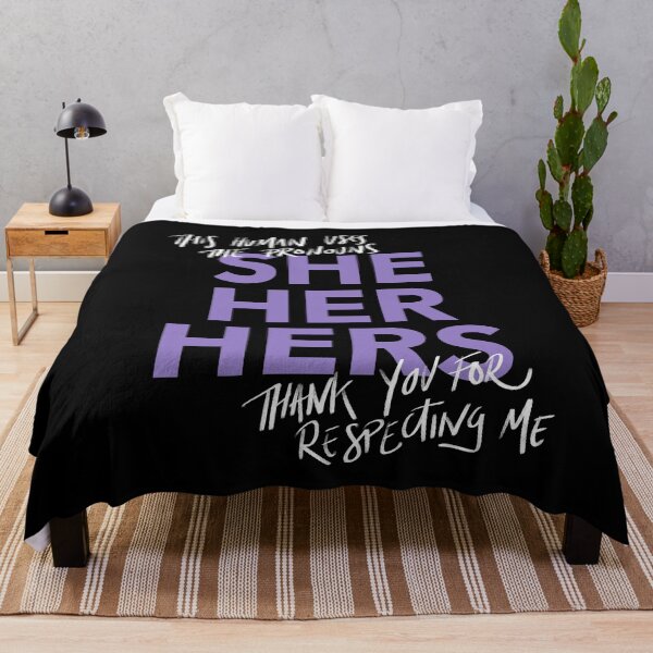 Item preview, she/her, v4 in purple designed and sold by Skyler Orion X.
