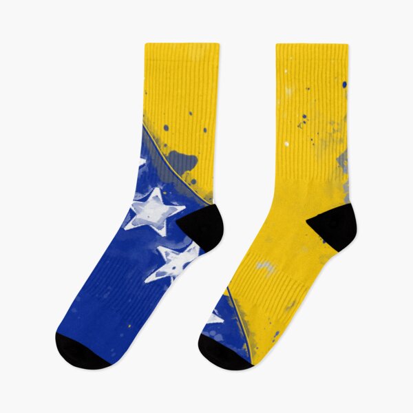 Item preview, Bosnia and Herzegovina Grunge Flag designed and sold by HomeLivingCo.