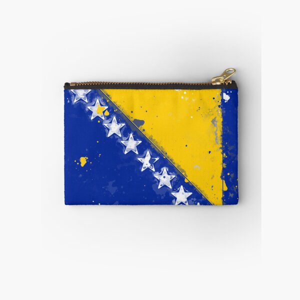Item preview, Bosnia and Herzegovina Grunge Flag designed and sold by HomeLivingCo.