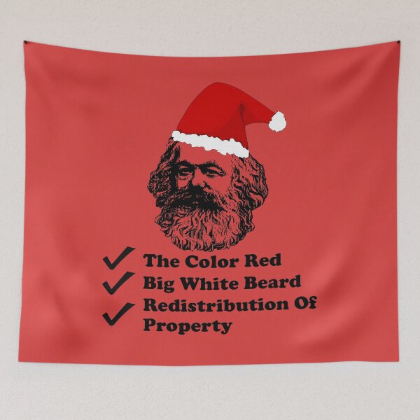 Item preview, Santa Marx - Karl Marx, Christmas, Philosophy, Economics, Socialism, Communism T-Shirt designed and sold by SpaceDogLaika.