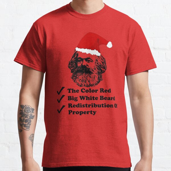 Santa Marx - Karl Marx, Christmas, Philosophy, Economics, Socialism, Communism T-Shirt Classic T-Shirt