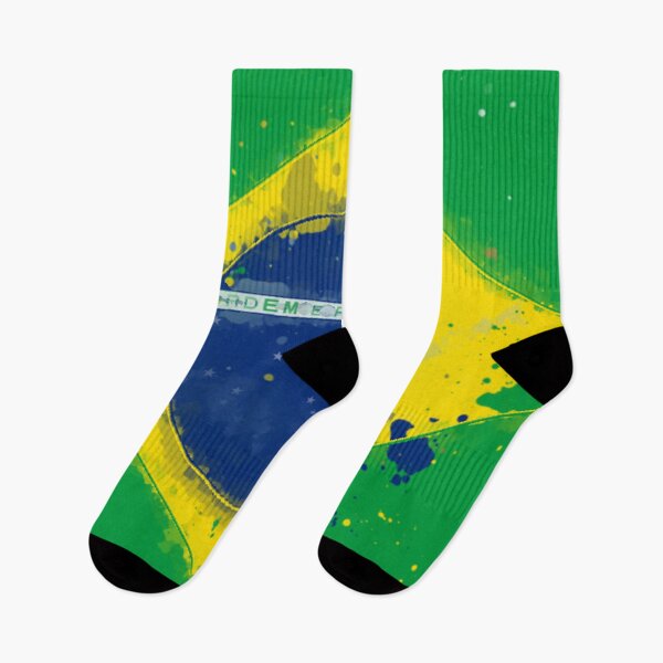 Item preview, Brazil Grunge Flag designed and sold by HomeLivingCo.