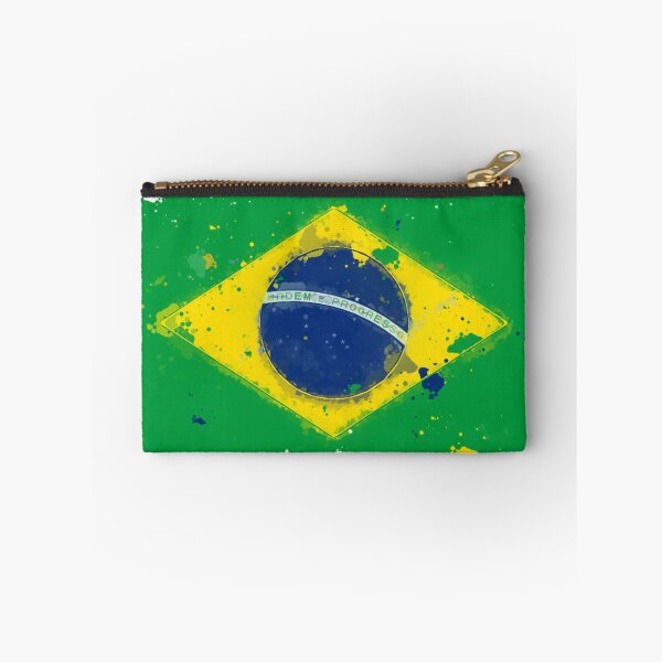 Item preview, Brazil Grunge Flag designed and sold by HomeLivingCo.