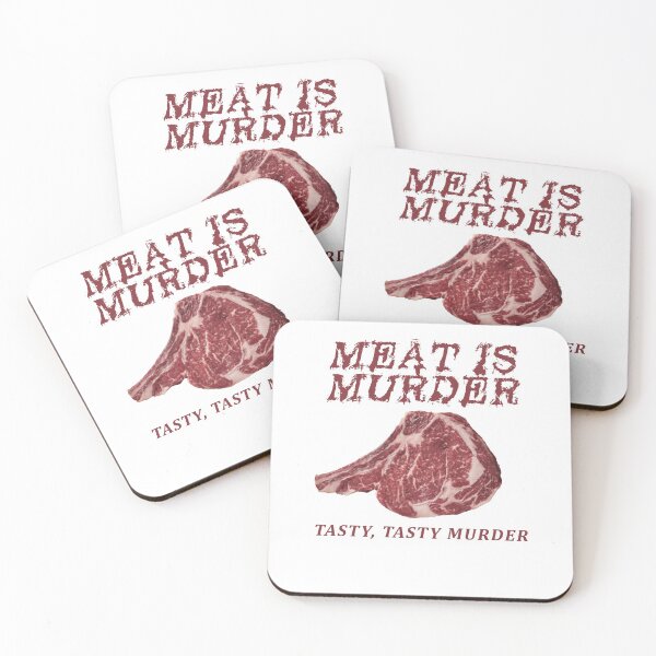 Item preview, Meat Is Murder Tasty, Tasty Murder Anti-Veganism Meat Eater designed and sold by tronictees.