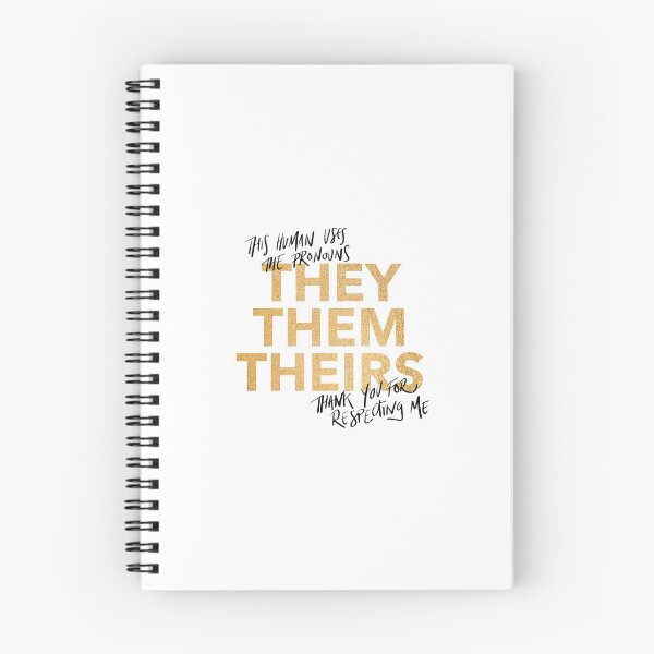 Item preview, they/them, v4 in gold sparkles  designed and sold by Skyler Orion X.