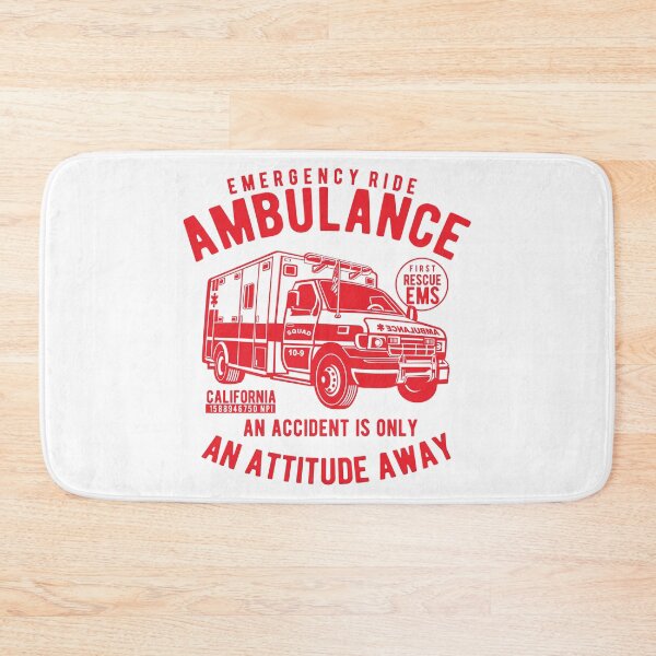 Item preview, Emergency Ride Ambulance - An Accident Is Only An Attitude Away! designed and sold by flipper42.