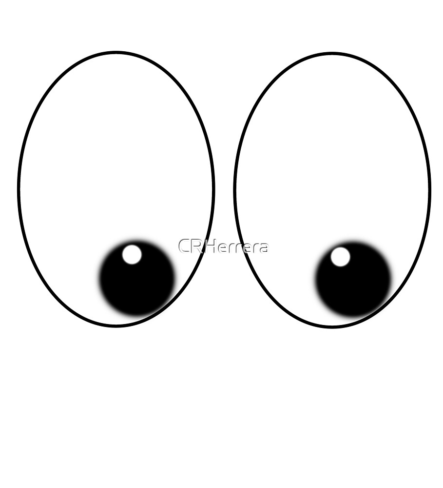 "Cartoon Eye Stickers" by CRHerrera Redbubble