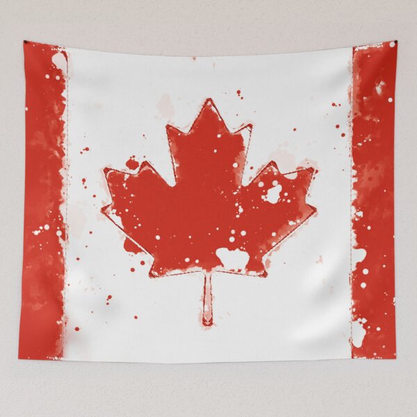 Item preview, Canada Grunge Flag designed and sold by HomeLivingCo.