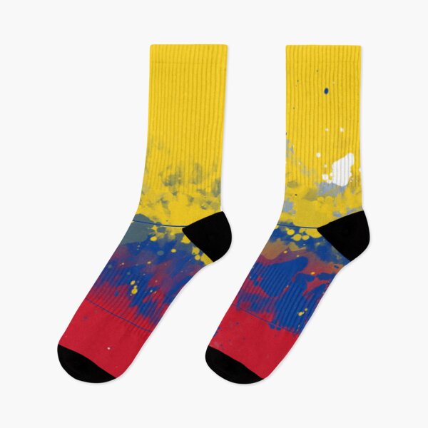 Item preview, Colombia Grunge Flag designed and sold by HomeLivingCo.