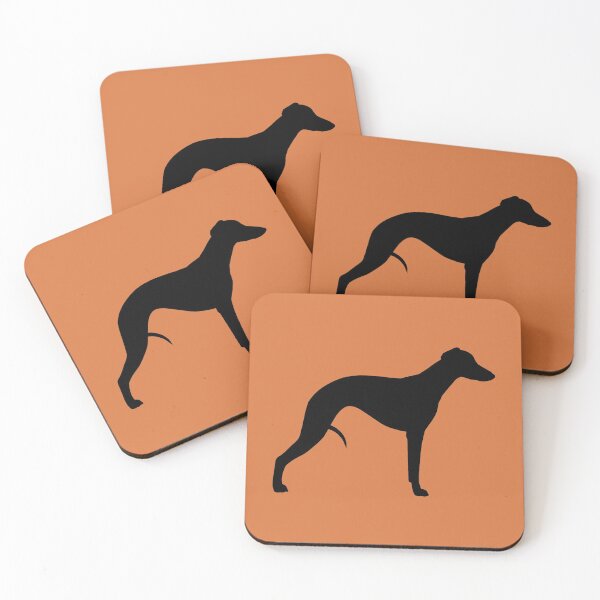 Artikelvorschau, Whippet Hunderasse Silhouette(n) entworfen und verkauft von Jenn Inashvili.