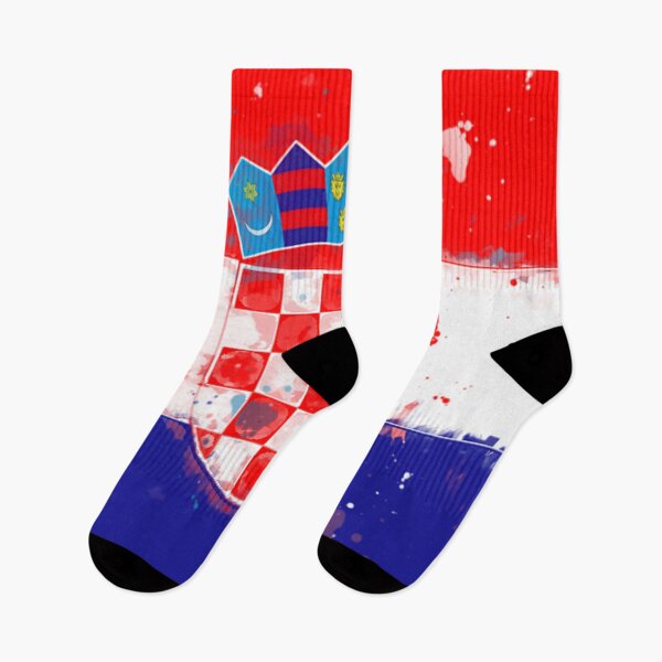 Item preview, Croatia Grunge Flag designed and sold by HomeLivingCo.