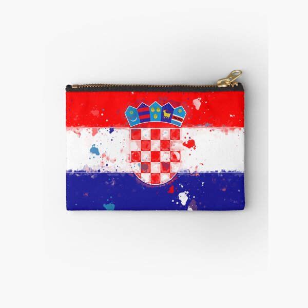 Item preview, Croatia Grunge Flag designed and sold by HomeLivingCo.