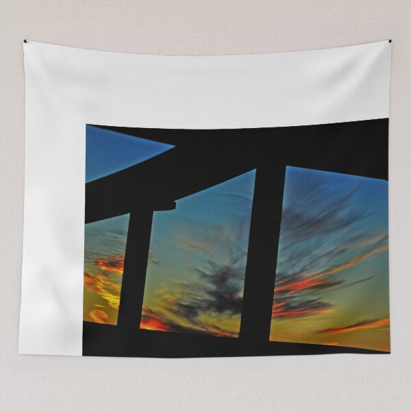 Item preview, Evening sky through an overpass designed and sold by Asiantiger247.