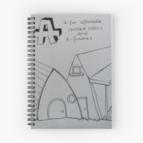 Item preview, A is for Arched Cabins and A Frames designed and sold by rockabilby.