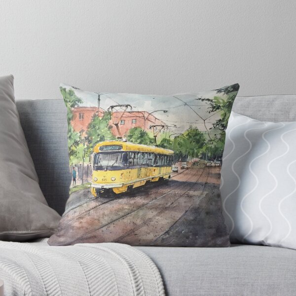 Item preview, Yellow tram designed and sold by jadlart.