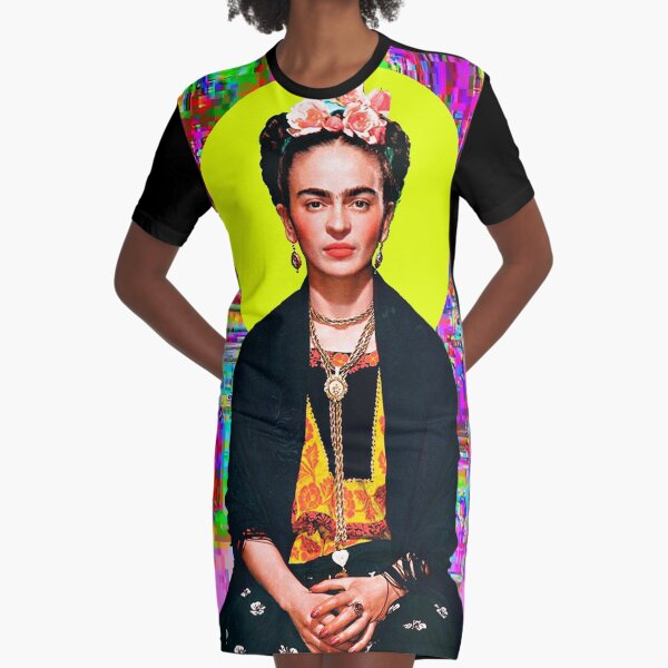 Kahlo Graphic T-Shirt Dress