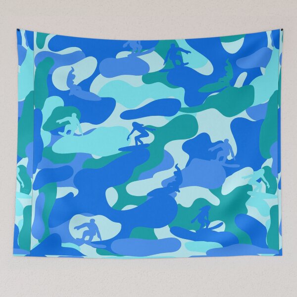 Item preview, CAMOUFLAGE SURFERS PATTERN designed and sold by aydapadi.